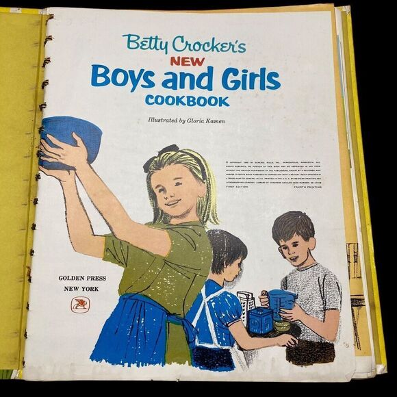 Betty Crocker's New Boys and Girls Cook Book 1st Edition 1965 Hardcover - Picture 3 of 8